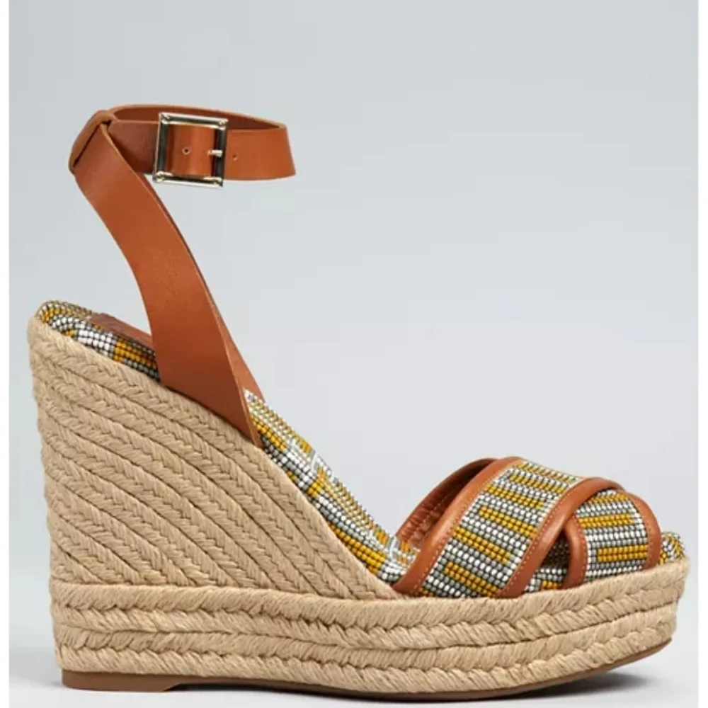 Tory Burch | Florian Wedge Platform Sandals size‎ 7